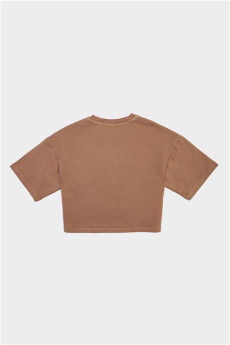 Tyess Kız Çocuk Kiremit Sweatshirt