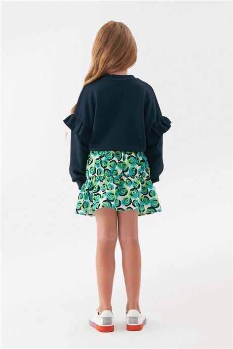 Tyess Kız Çocuk Lacivert Sweatshirt