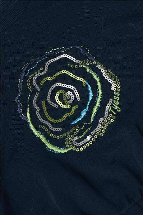 Tyess Kız Çocuk Lacivert Sweatshirt