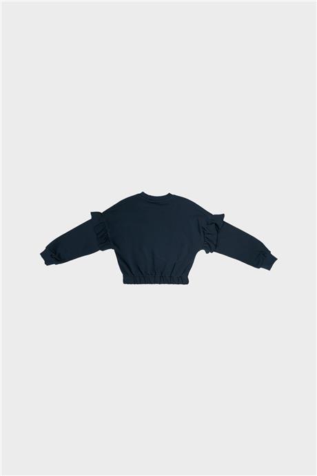 Tyess Kız Çocuk Lacivert Sweatshirt