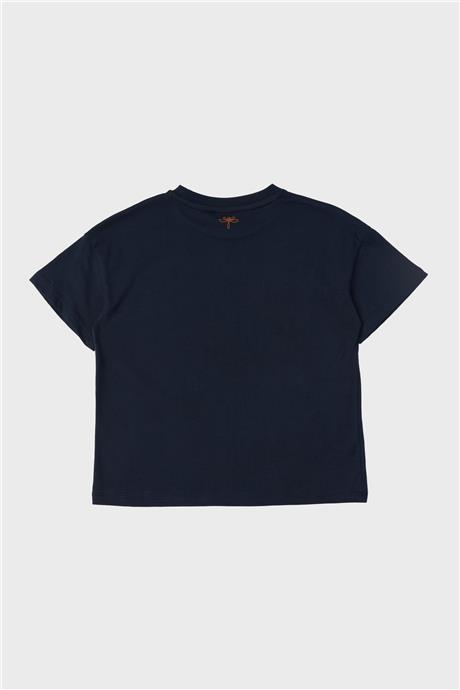 Tyess Kız Çocuk Lacivert T-Shirt