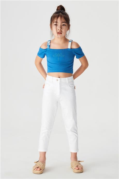 Tyess Kız Çocuk Lacivert T-Shirt