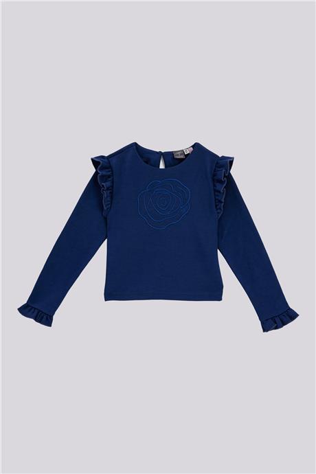 Tyess Kız Çocuk Lacivert TshirtTyess Kız Çocuk Lacivert Tshirt