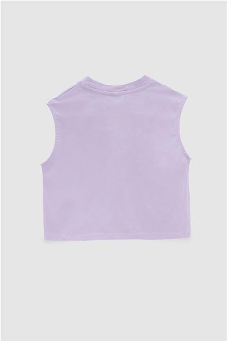 Tyess Kız Çocuk Lila T-Shirt