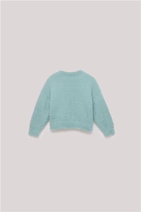 Tyess Kız Çocuk Mavi Sweatshirt