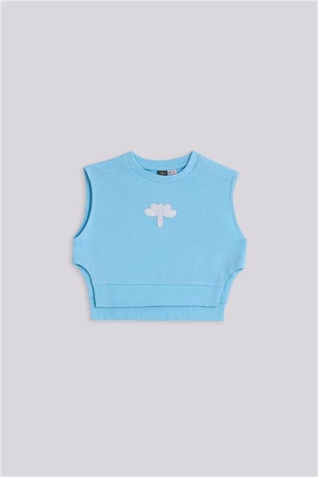 Tyess Kız Çocuk Mavi SweatshirtTyess Kız Çocuk Mavi Sweatshirt