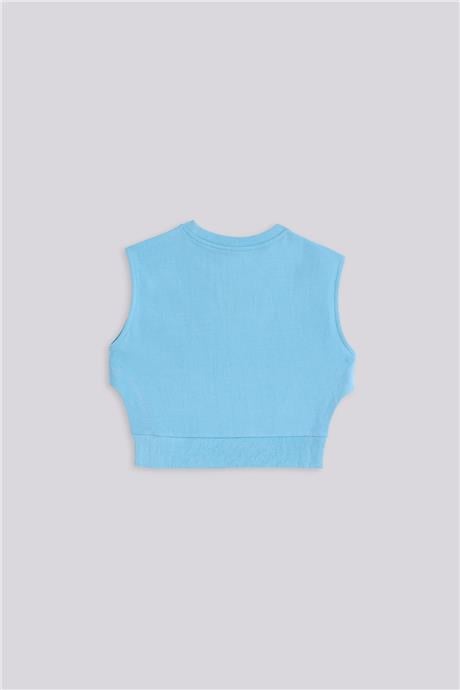 Tyess Kız Çocuk Mavi SweatshirtTyess Kız Çocuk Mavi Sweatshirt