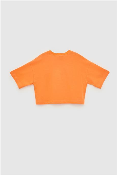 Tyess Kız Çocuk Oranj T-Shirt