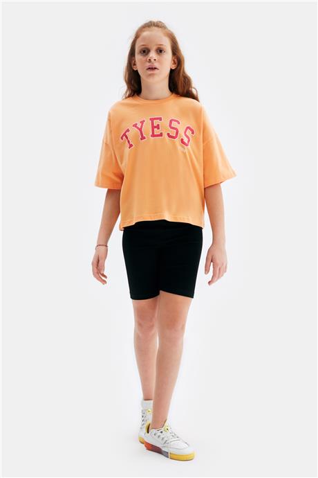 Tyess Kız Çocuk Oranj Tshirt