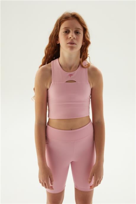 Tyess Kız Çocuk Pembe Atlet