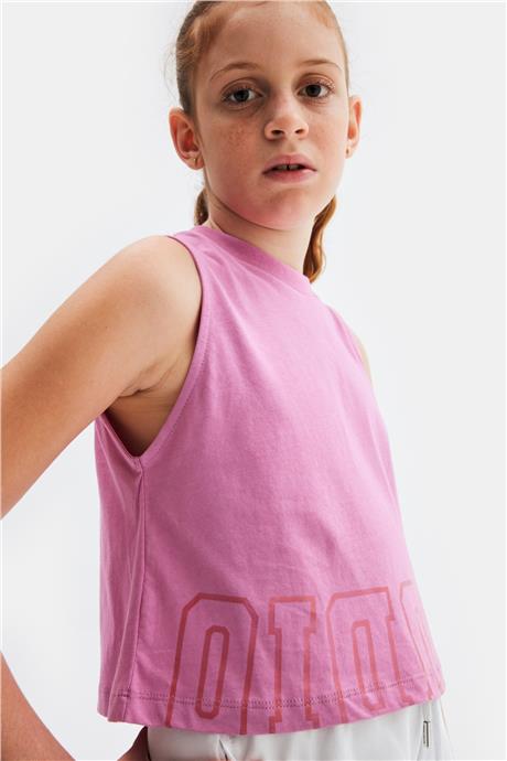 Tyess Kız Çocuk Pembe Atlet