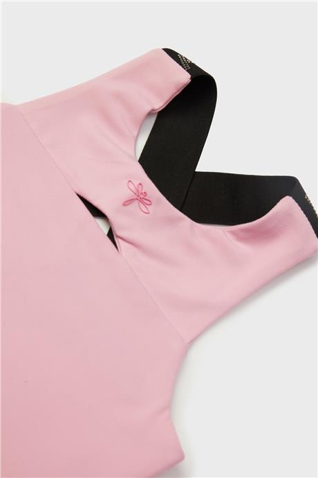 Tyess Kız Çocuk Pembe Atlet