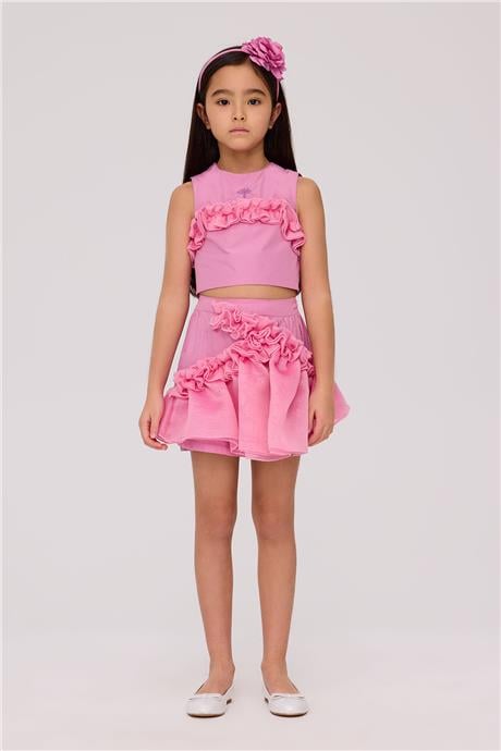 Tyess Kız Çocuk Pembe BluzTyess Kız Çocuk Pembe Bluz