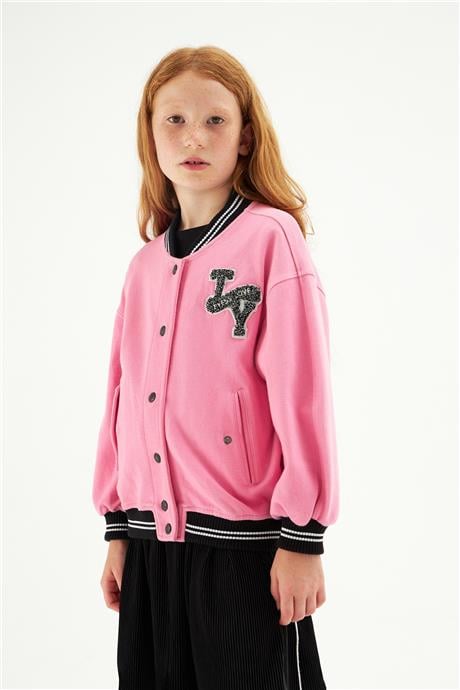Tyess Kız Çocuk Pembe Ceket