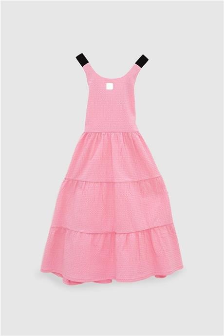 Tyess Kız Çocuk Pembe Elbise
