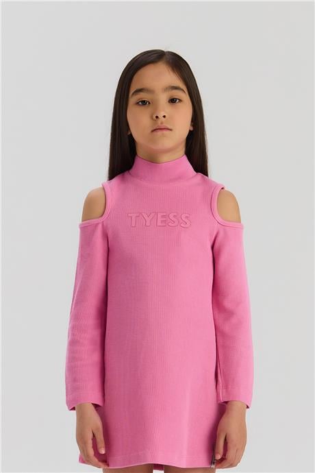 Tyess Kız Çocuk Pembe ElbiseTyess Kız Çocuk Pembe Elbise