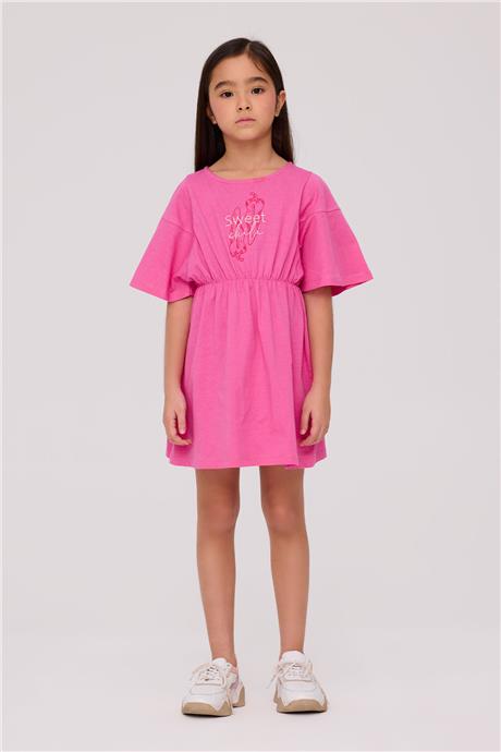 Tyess Kız Çocuk Pembe ElbiseTyess Kız Çocuk Pembe Elbise