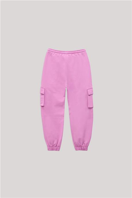Tyess Kız Çocuk Pembe Eşofman Altı