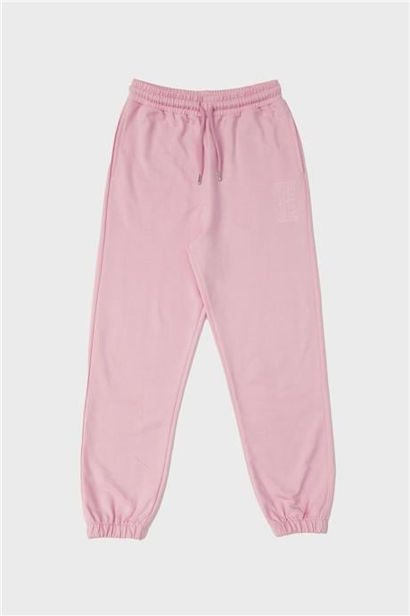 Tyess Kız Çocuk Pembe Eşofman Altı