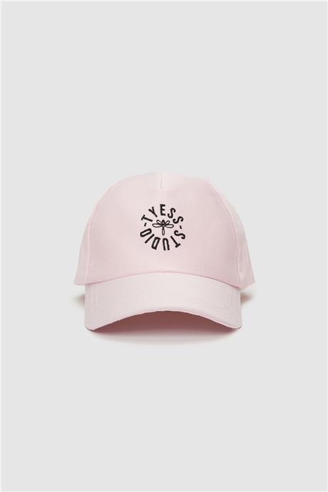 Tyess Kız Çocuk Pembe Şapka