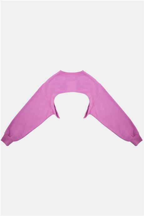 Tyess Kız Çocuk Pembe Sweatshirt