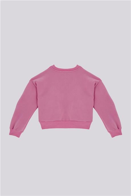 Tyess Kız Çocuk Pembe SweatshirtTyess Kız Çocuk Pembe Sweatshirt