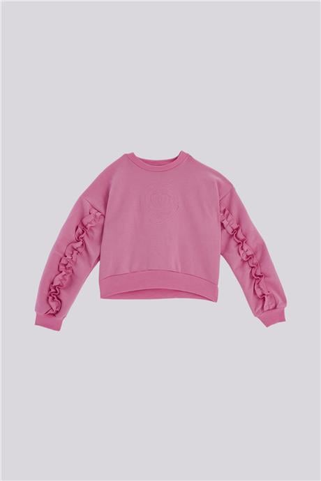 Tyess Kız Çocuk Pembe SweatshirtTyess Kız Çocuk Pembe Sweatshirt