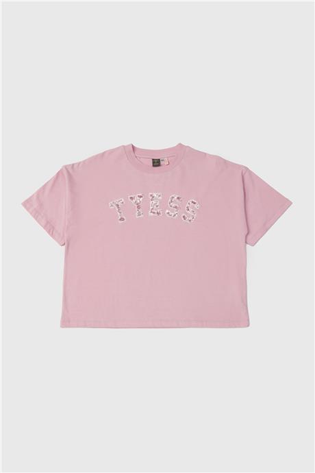 Tyess Kız Çocuk Pembe T-Shirt