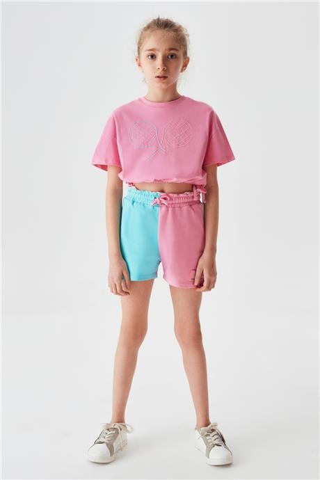 Tyess Kız Çocuk Pembe T-Shirt