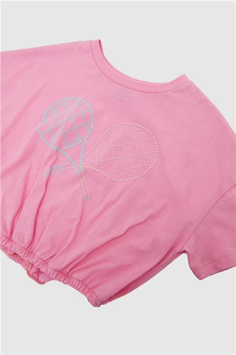 Tyess Kız Çocuk Pembe T-Shirt