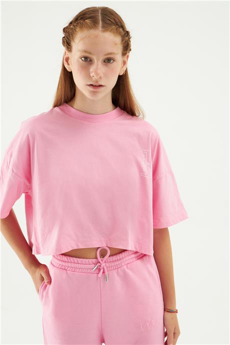 Tyess Kız Çocuk Pembe T-Shirt