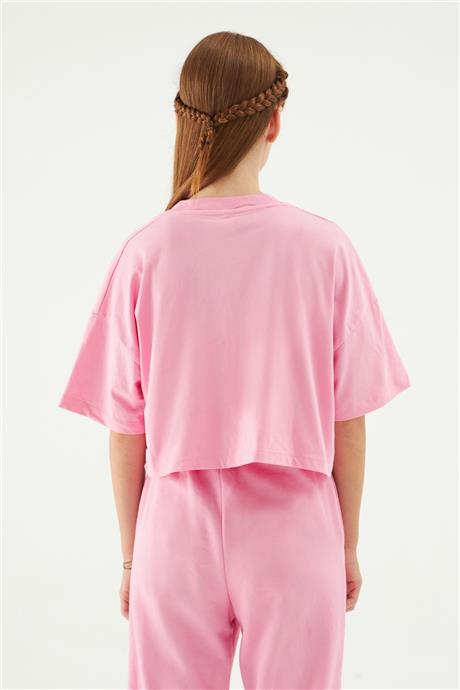 Tyess Kız Çocuk Pembe T-Shirt