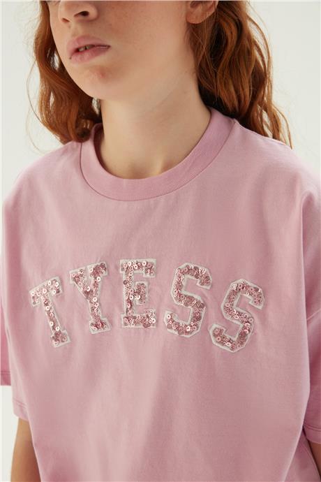 Tyess Kız Çocuk Pembe T-Shirt
