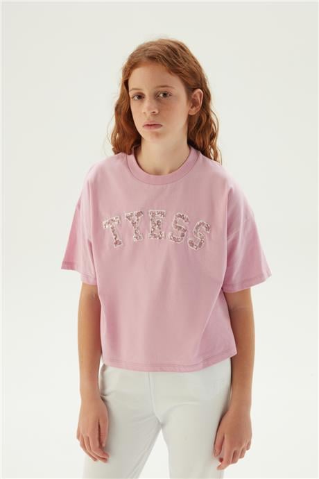 Tyess Kız Çocuk Pembe T-Shirt