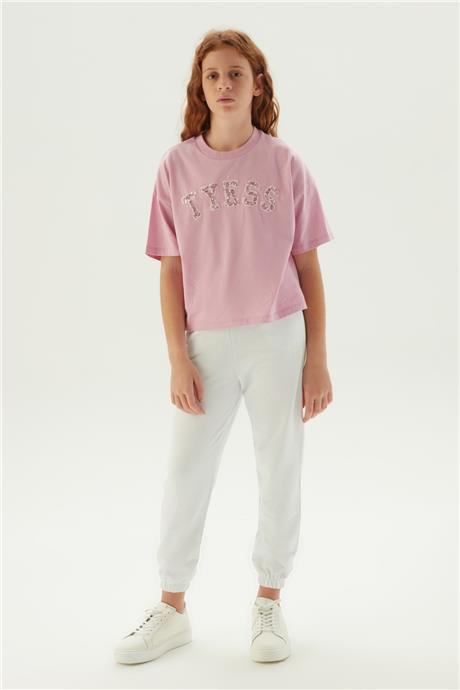 Tyess Kız Çocuk Pembe T-Shirt