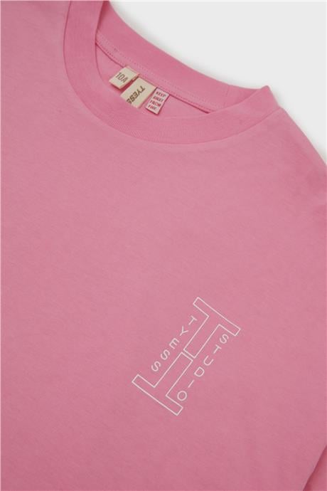 Tyess Kız Çocuk Pembe T-Shirt