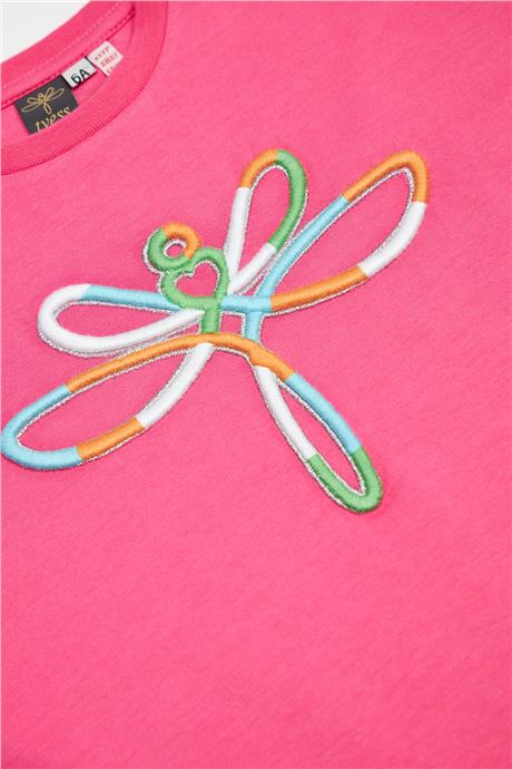 Tyess Kız Çocuk Pembe Tshirt