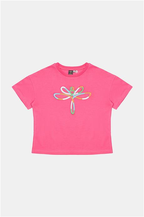 Tyess Kız Çocuk Pembe Tshirt