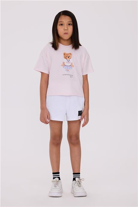 Tyess Kız Çocuk Pembe TshirtTyess Kız Çocuk Pembe Tshirt