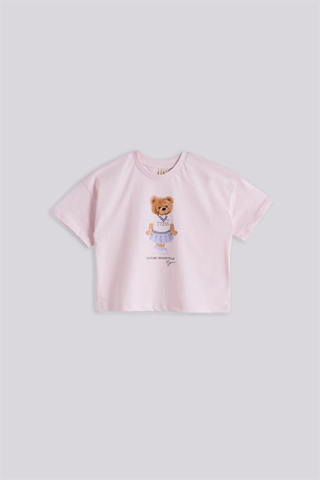 Tyess Kız Çocuk Pembe TshirtTyess Kız Çocuk Pembe Tshirt