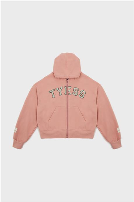 Tyess Kız Çocuk Pudra Sweatshirt