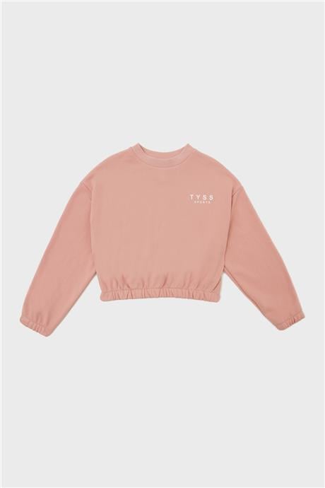 Tyess Kız Çocuk Pudra Sweatshirt
