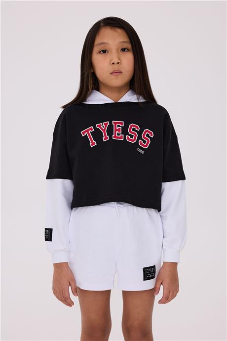 Tyess Kız Çocuk Renkli SweatshirtTyess Kız Çocuk Renkli Sweatshirt