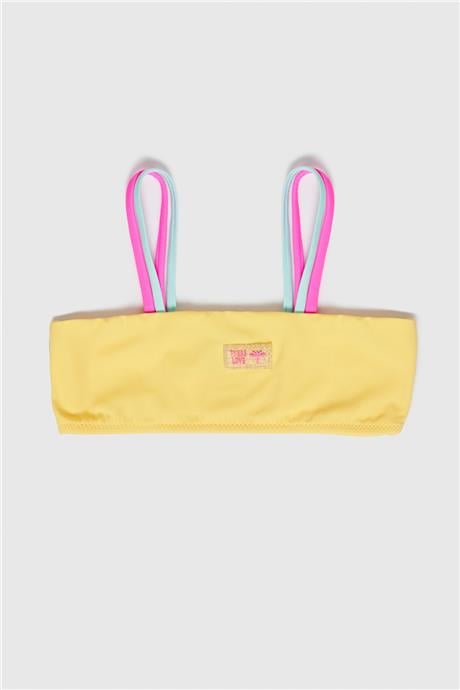 Tyess Kız Çocuk Sarı Bikini Üstü