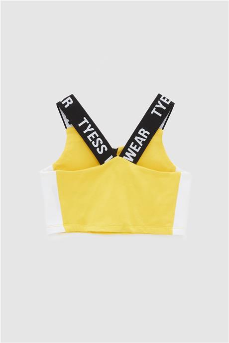 Tyess Kız Çocuk Sarı Body