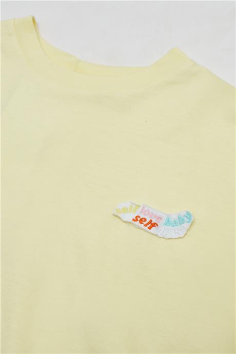 Tyess Kız Çocuk Sarı T-Shirt