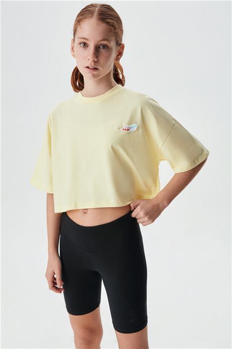 Tyess Kız Çocuk Sarı T-Shirt