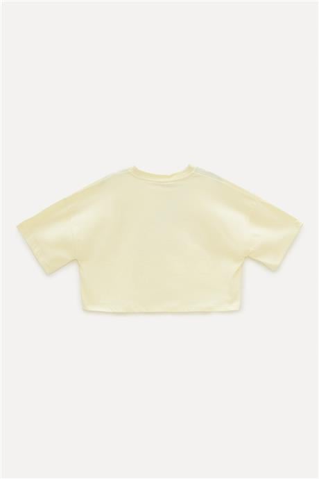 Tyess Kız Çocuk Sarı T-Shirt