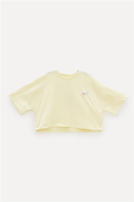Tyess Kız Çocuk Sarı T-Shirt