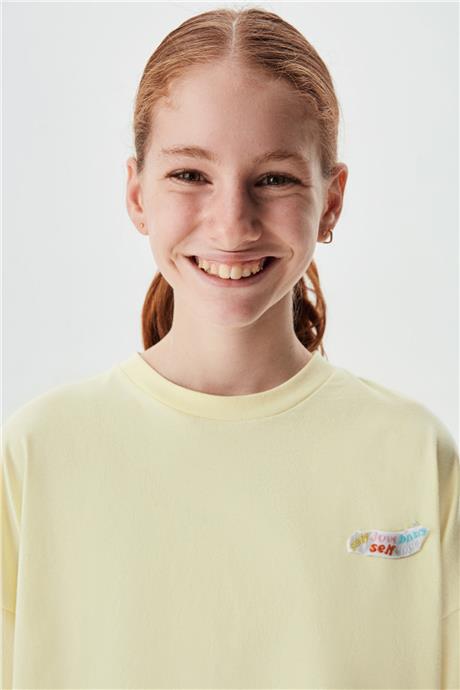Tyess Kız Çocuk Sarı T-Shirt